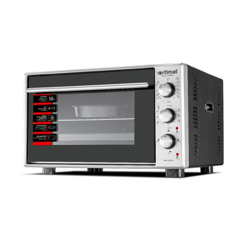 Four Électrique Itimat 60 L Inox 1300 W – Grande Capacité