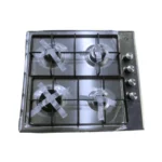 Plaque cuisson gaz Fitco 4 feux 60cm inox F-FBH6040GXM avec commandes