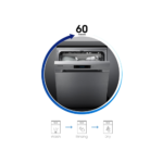 Lave-Vaisselle Samsung 13 Couverts Inox – DW60M5050FS/EU – Image 2